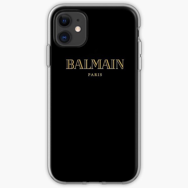 Balmain Paris Gold iPhone Soft Case