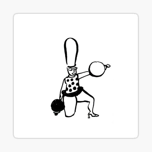 Bauhaus Costume Party Sticker
