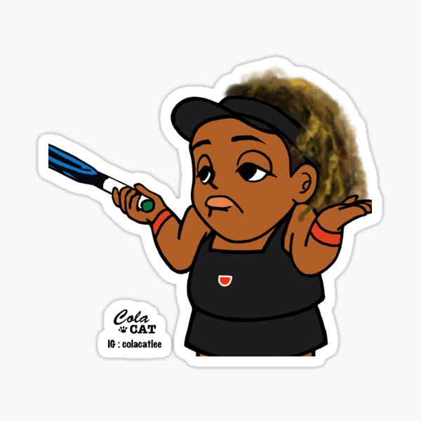 Naomi osaka Sticker