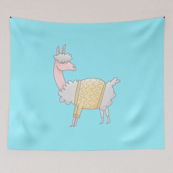 Item preview, Llama in a jumper designed and sold by jasmineberry.