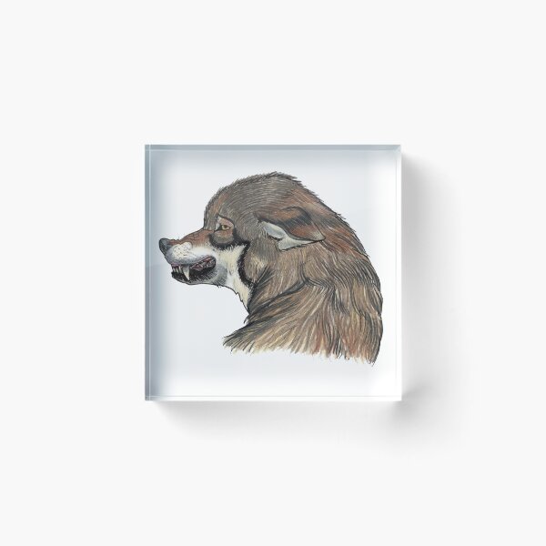 Item preview, Growling wolf designed and sold by EmilyJaneArt.