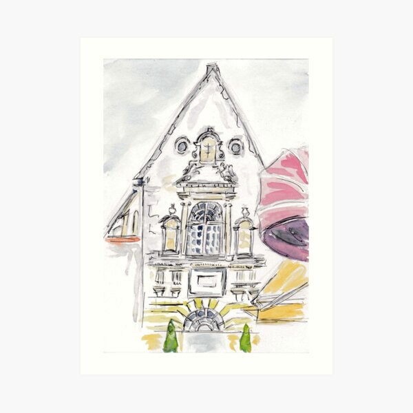 Chapelle, Beaune Art Print