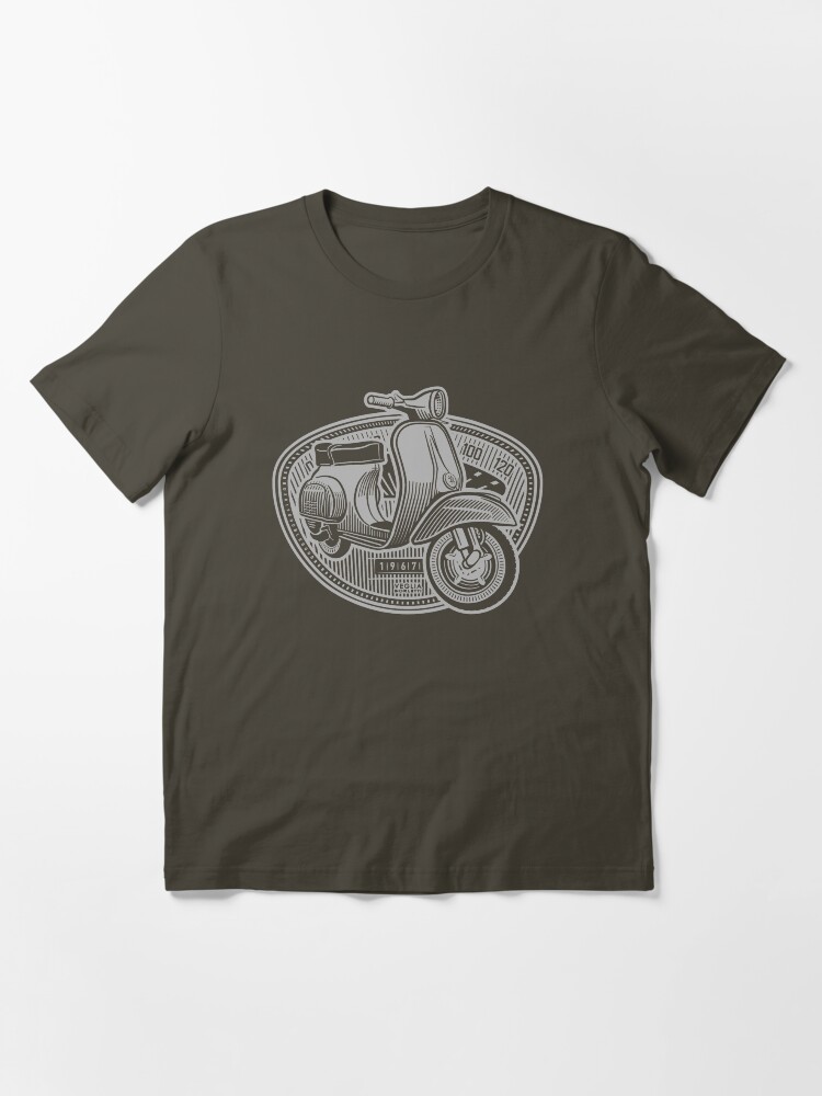 Alternate view of Vespa Smallframe (light print) Essential T-Shirt