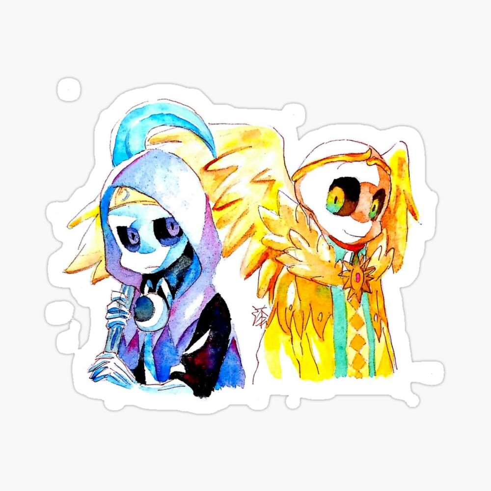 Nightmare Sans and Dream Sans Greeting Card by CoraWARD