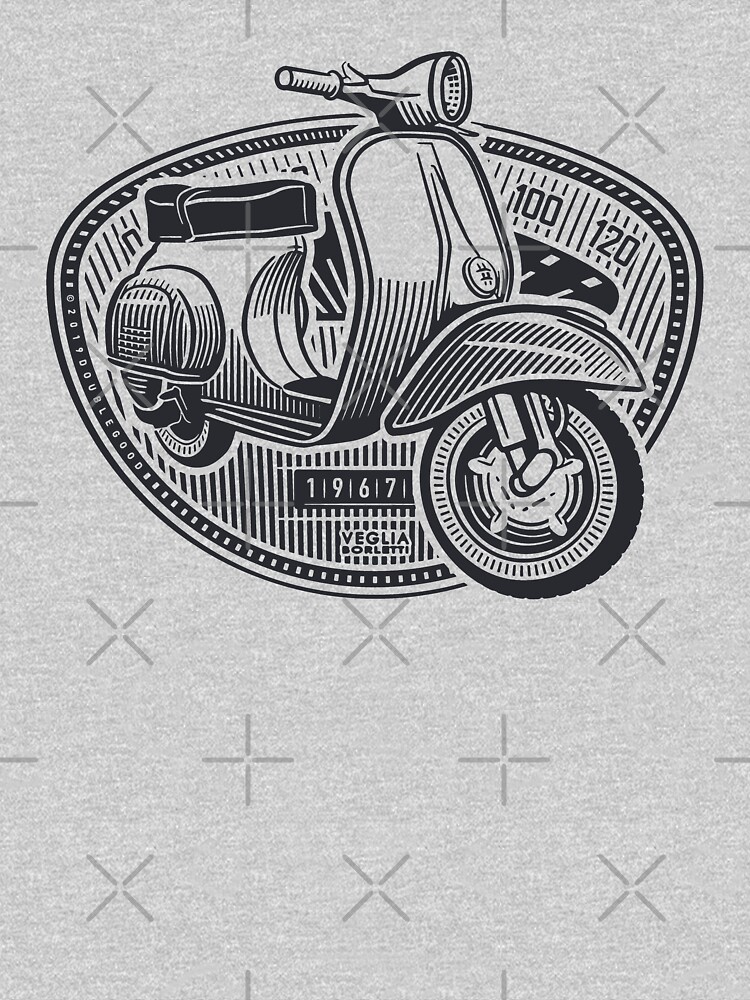 Vespa Smallframe (dark print) by DoubleGood