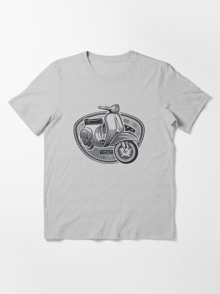 Alternate view of Vespa Smallframe (dark print) Essential T-Shirt