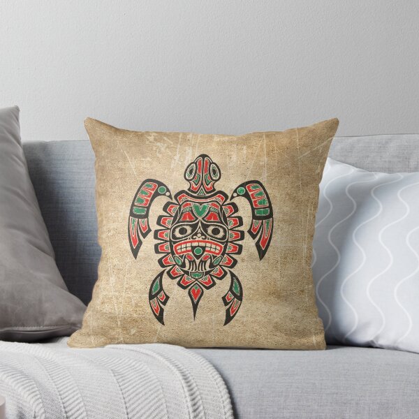 Item preview, Red and Green Haida Spirit Sea Turtle designed and sold by JeffBartels.