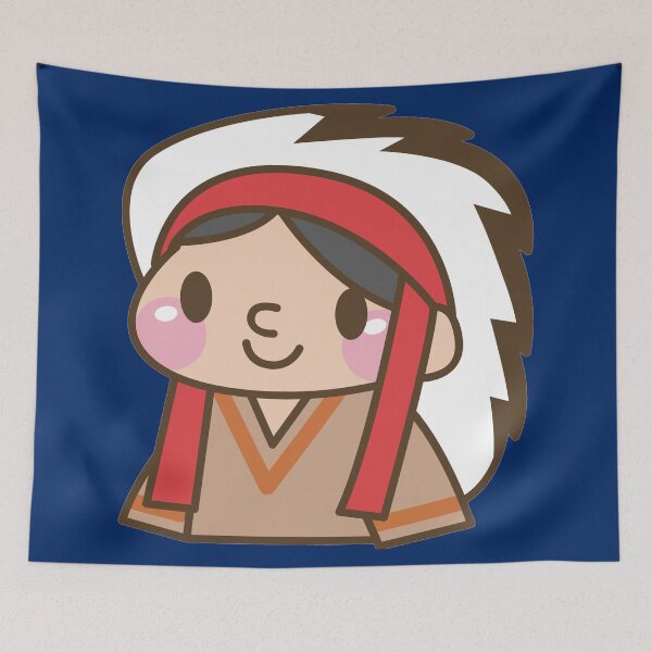 Item preview, Cute girly Native American girl designed and sold by untagged-shop.