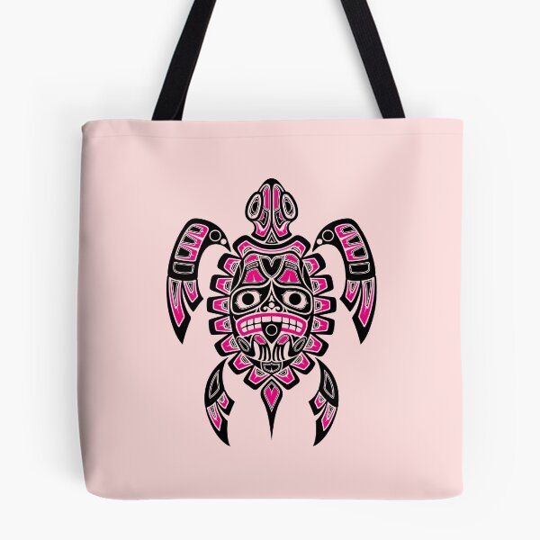 Item preview, Pink and Black Haida Spirit Sea Turtle designed and sold by JeffBartels.