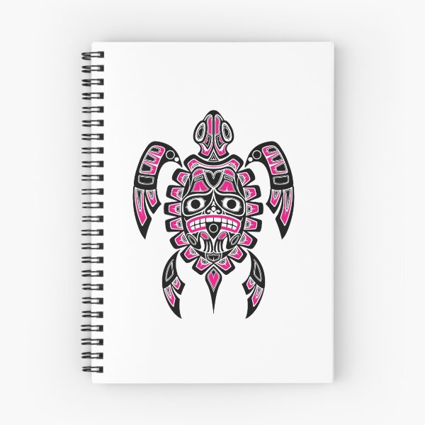 Item preview, Pink and Black Haida Spirit Sea Turtle designed and sold by JeffBartels.