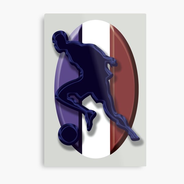 Footballer Metal Print