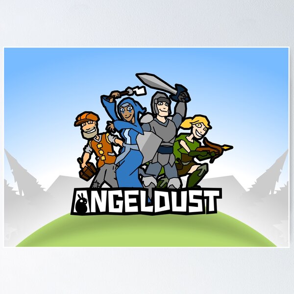 Angeldust Logo—Horizontal Poster