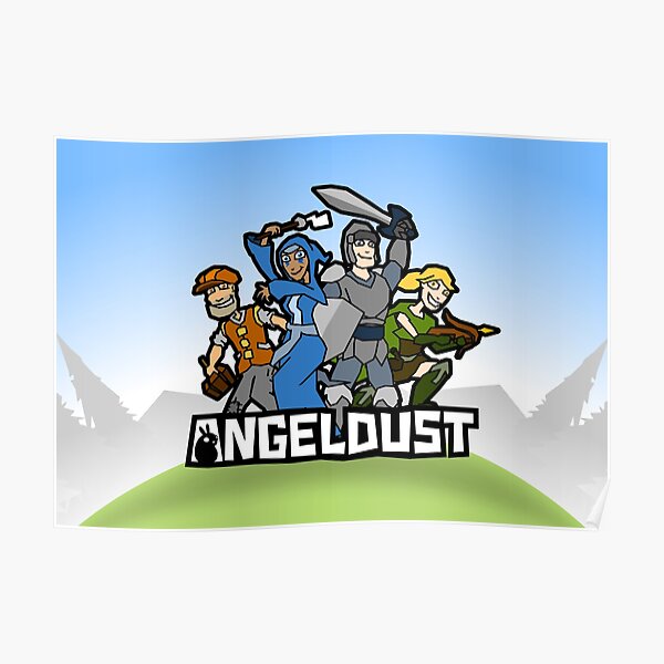 Angeldust Logo—Horizontal Poster
