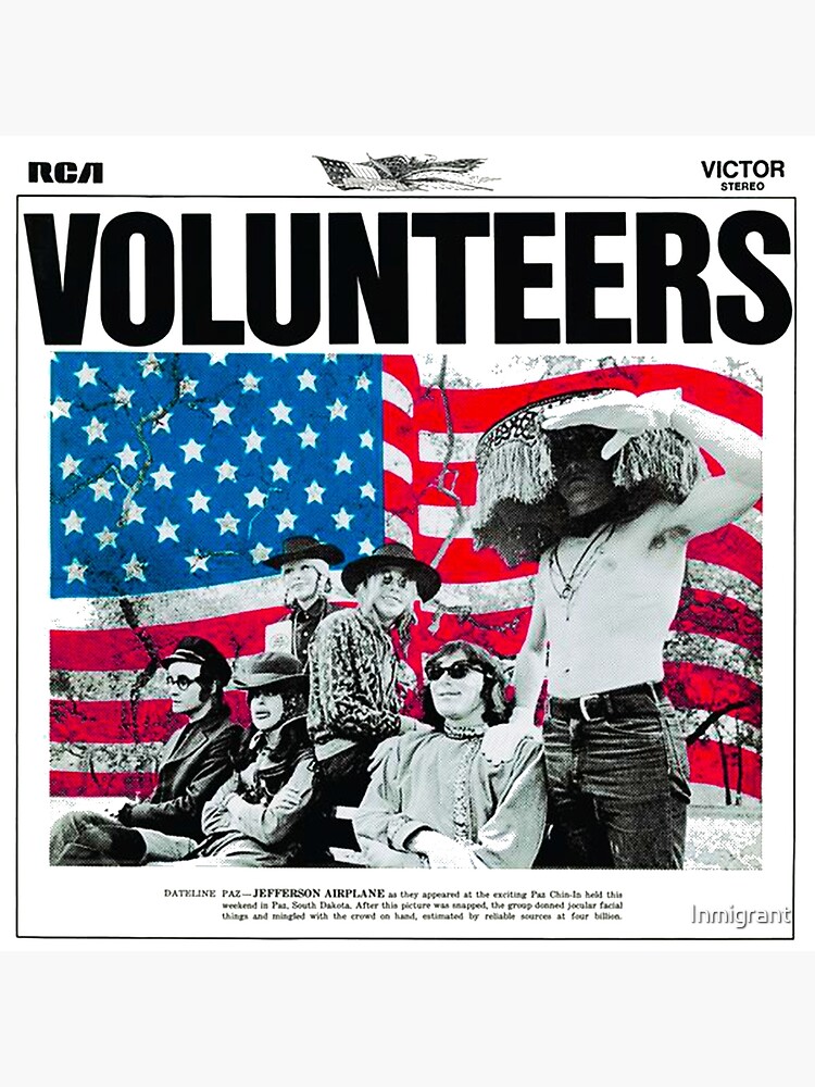 Disover Jefferson Airplane: Volunteers. Premium Matte Vertical Poster