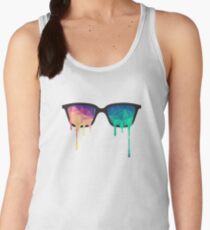 Abstract Polygon Multi Color Cubism Low Poly Triangle Design Women's Tank Top