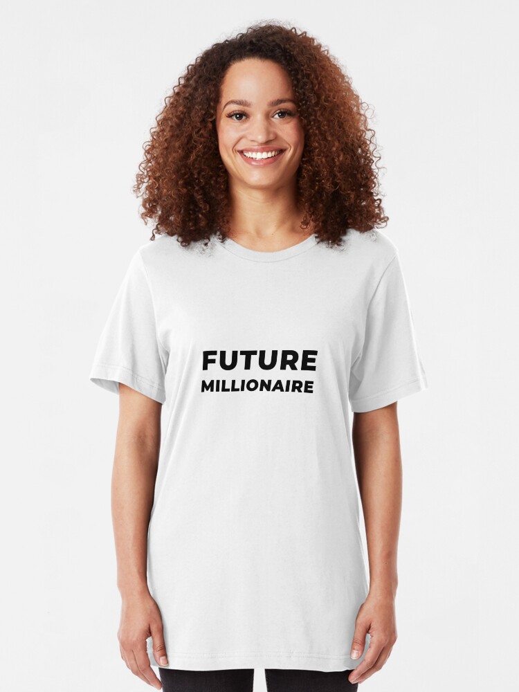 Alternate view of Future Millionaire (Inverted) Slim Fit T-Shirt