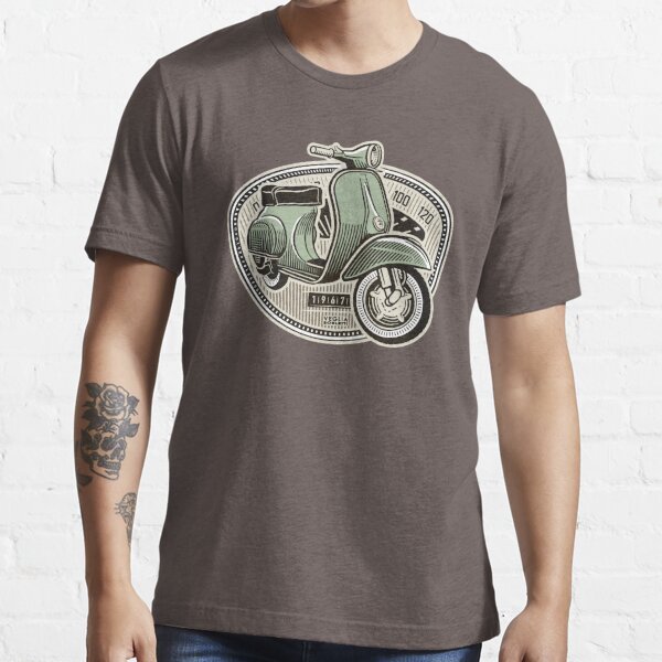 Vespa Smallframe (colour print) Essential T-Shirt