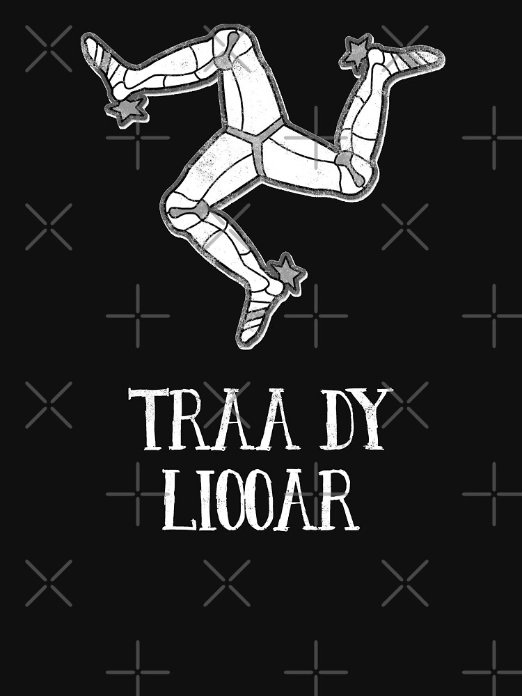 Isle Of Man Manx Flag 3 Legs Of Man Traa Dy Liooar Manx Phrases Time Enough Celtic Graphic by thespottydogg