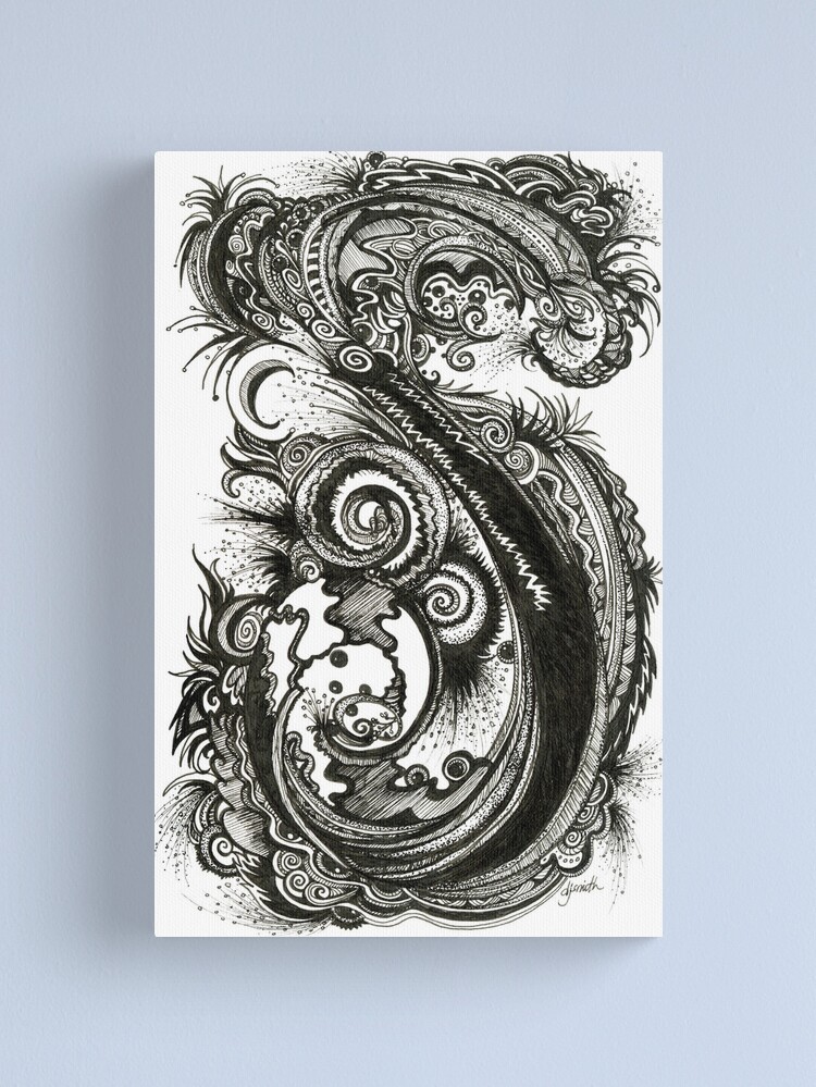 Thumbnail 2 of 3, Canvas Print, Serendipity designed and sold by Danielle Scott.
