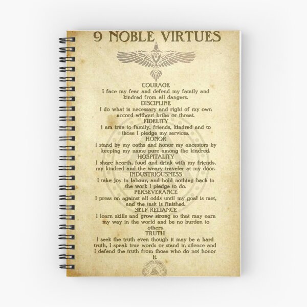 Item preview, 9 Noble Virtues designed and sold by FantasySkyArt.