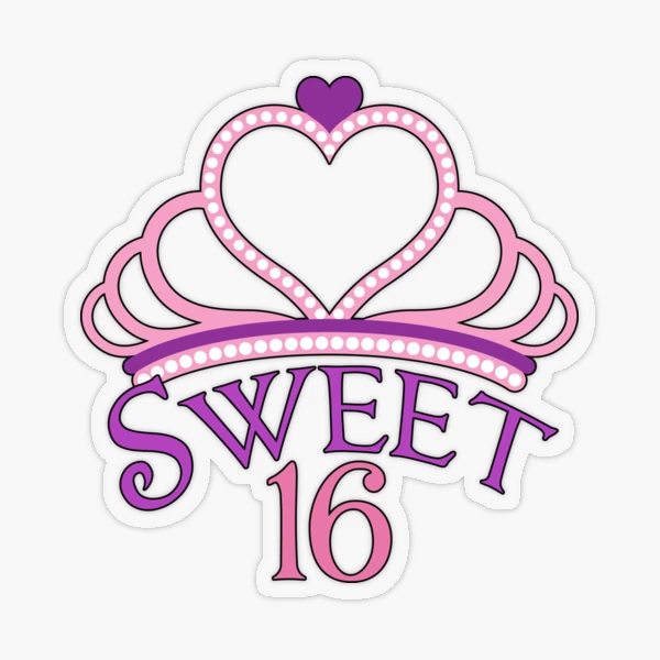 clipart couronne sweet 16