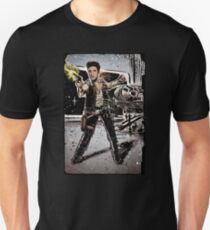 Elvis Han Solo Collage Art Home Decor, Elvis Presley, Star Wars, Harrison Ford, Millenium Falcon, Death Star Unisex T-Shirt