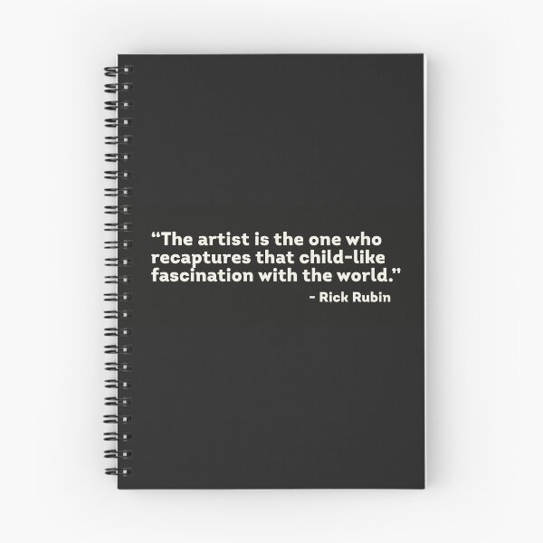 Item preview, Rick Rubin Quote designed and sold by Alli Well.