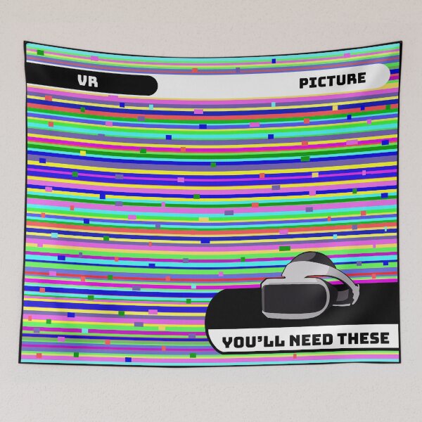 Item preview, VR Virtual Reality Picture Colors designed and sold by gin3art.