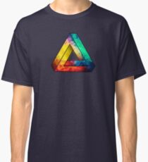 Abstract Multi Color Cubizm Painting Classic T-Shirt