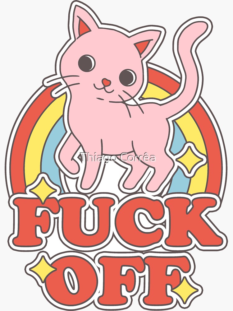Thumbnail 3 von 3, Sticker, Verpiss dich designt und verkauft von thiagocorream.