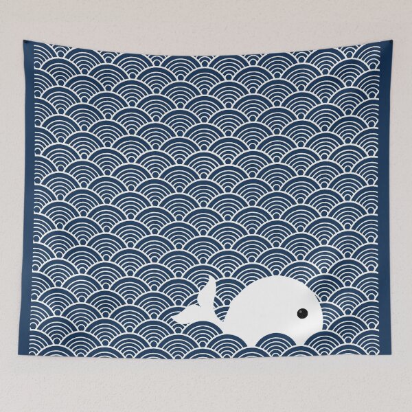 Item preview, Whale in Waves  designed and sold by KobiusDesigns.
