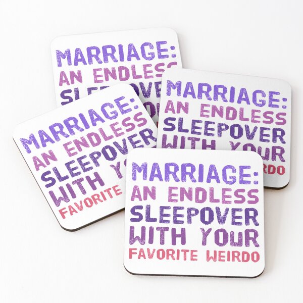 Item preview, Marriage an endless sleepover with your favorite weirdo designed and sold by aussieforgood.