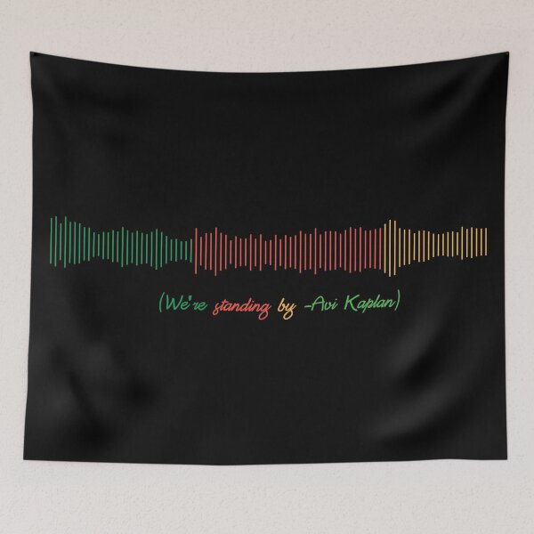 Item preview, Color Soundwave of Avi Kaplan Singing Standing By in Concert designed and sold by Anna Dreams_Art.