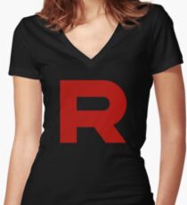 Rocket Grunt Uniform Women's Fitted V-Neck T-Shirt