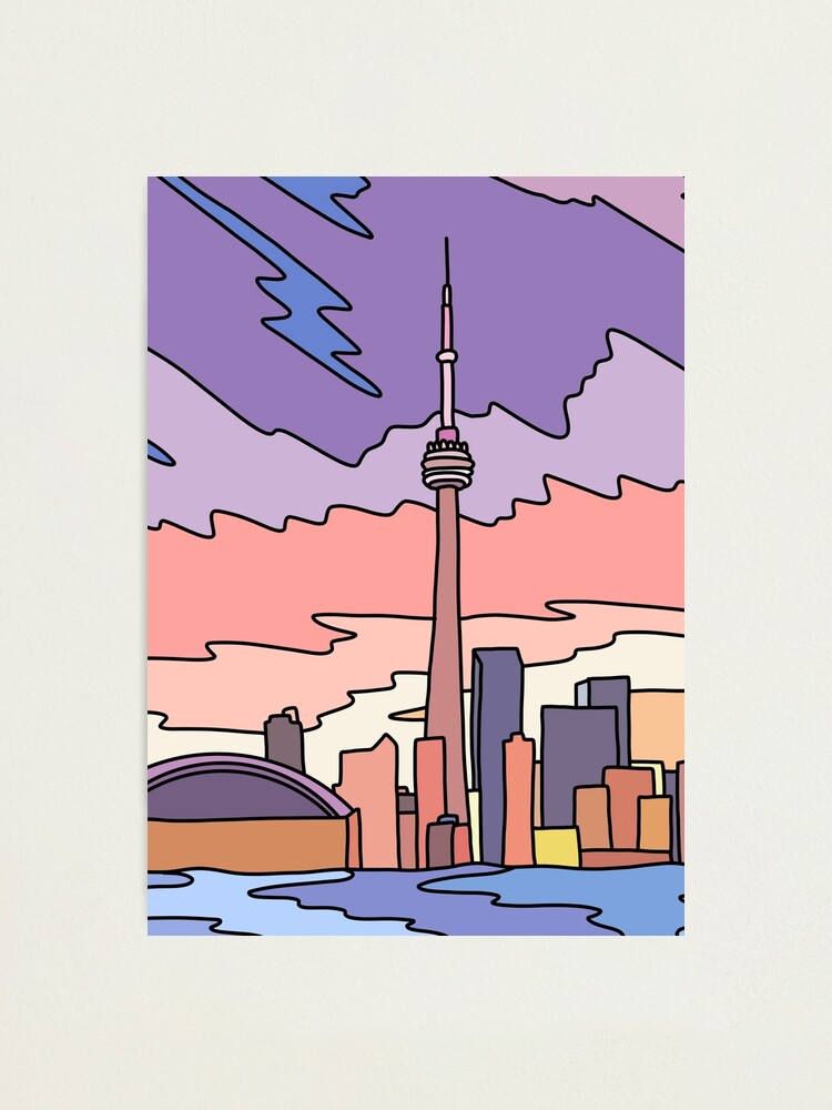Alternate view of Toronto sky by Elebea Photographic Print