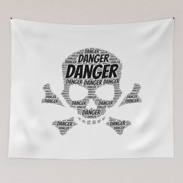 Item preview, Danger Word Cloud Shirt Presents designed and sold by ProjectsMM.