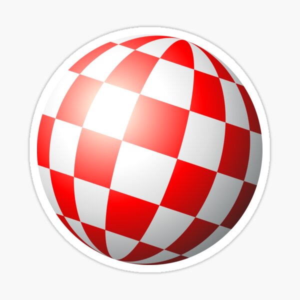 Item preview, Amiga chequered boing ball (1984 CES Demo) designed and sold by ccorkin.