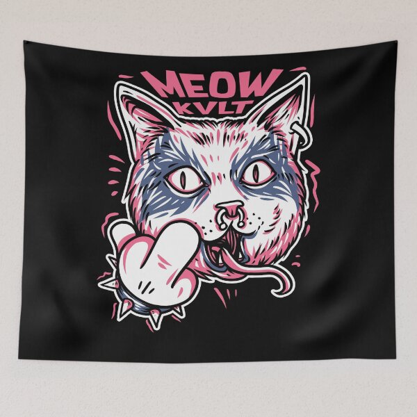 Item preview, Meow Cvlt designed and sold by Maggotsartwork.