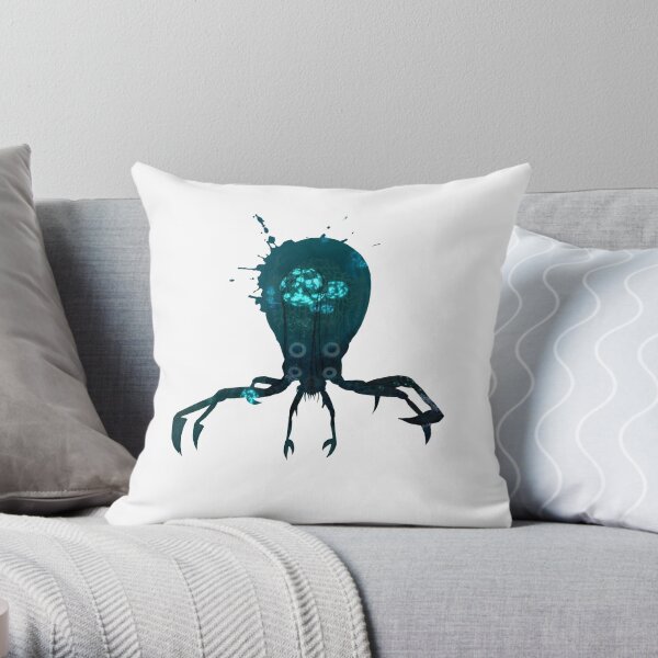 Crabsquid Throw Pillow