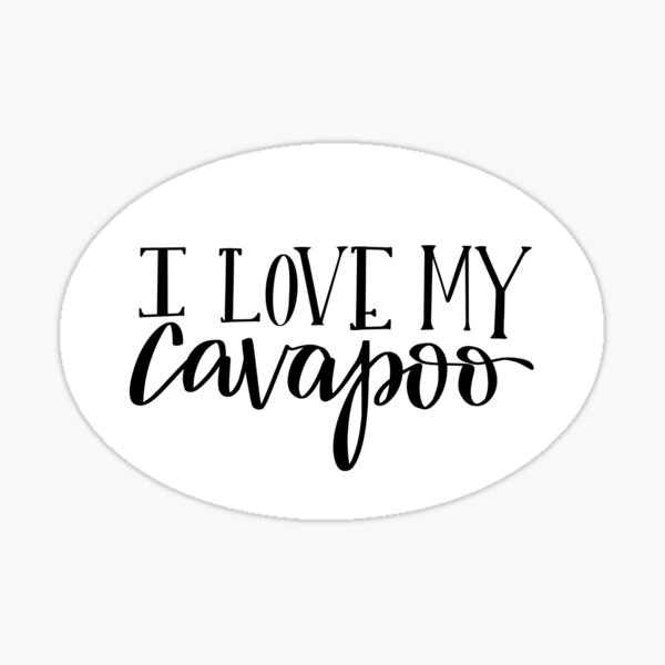 Item preview, I Love My Cavapoo designed and sold by LeahsLetterbox.