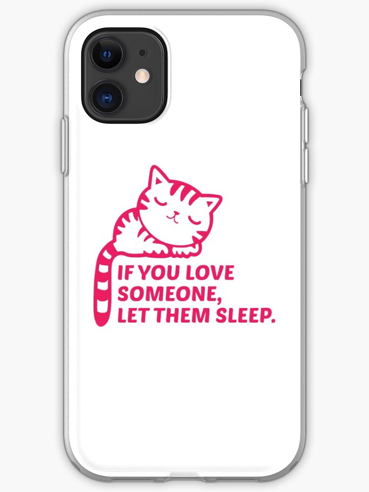 Sleeping with cat iPhone 11 case Sleeping with cat iPhone 11 case