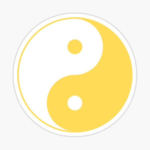 Artikel-Vorschau von Gelbes Yin Yang, designt und verkauft von rewstudio.