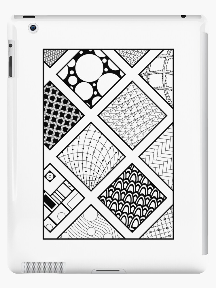 Zentangle Art | iPad Case & Skin