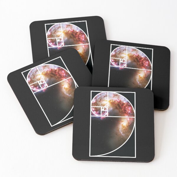 Item preview, Fibonacci Spiral Galaxy designed and sold by GalacticMantra.