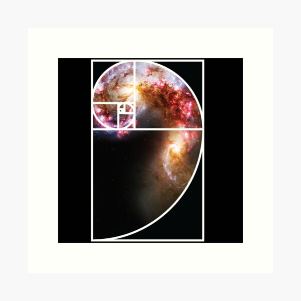 Item preview, Fibonacci Spiral Galaxy designed and sold by GalacticMantra.