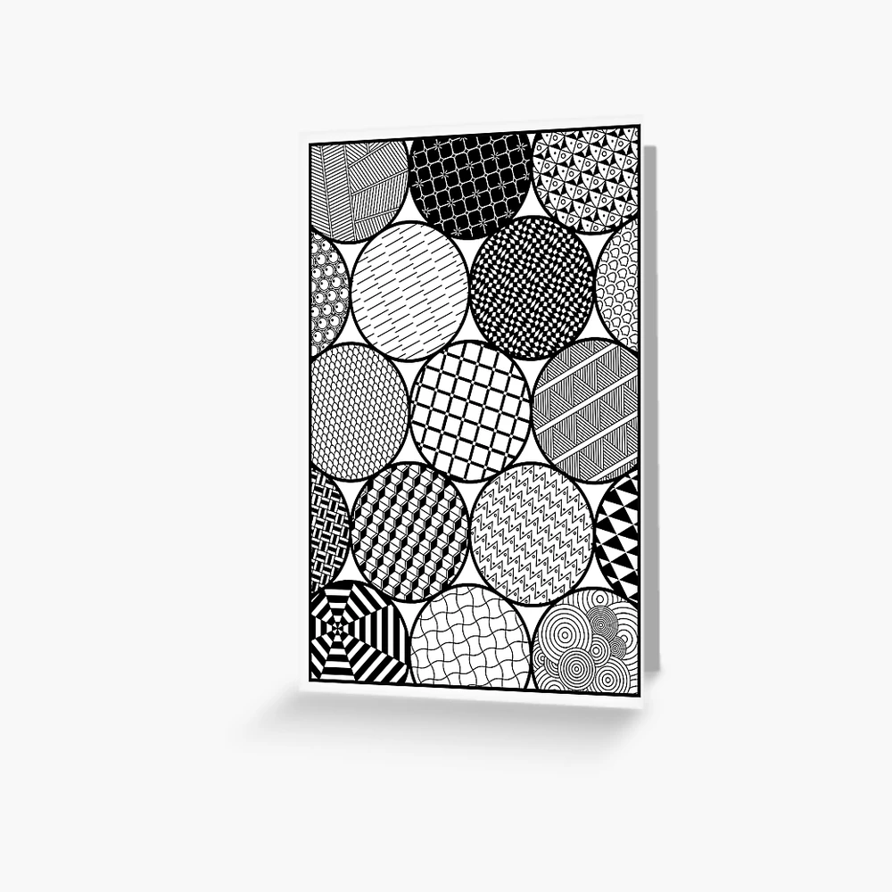 BENECREAT 50 Packs Artist's Tegels, 12cm Vierkante Zentangle