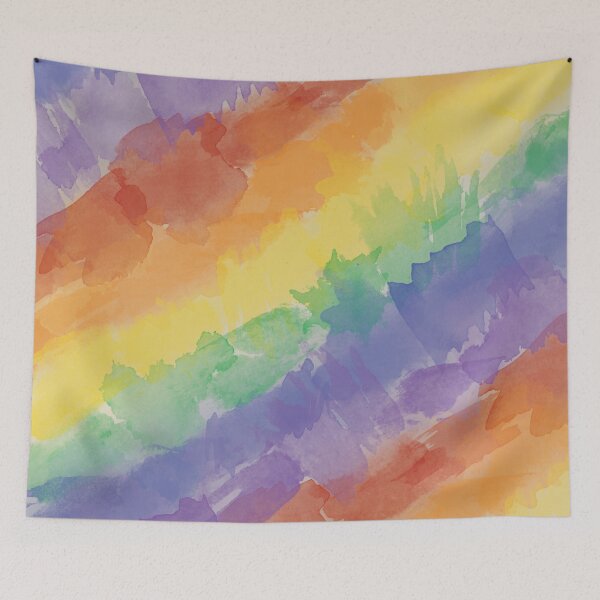 Item preview, Gay Watercolor Pride designed and sold by lemonoclefox.
