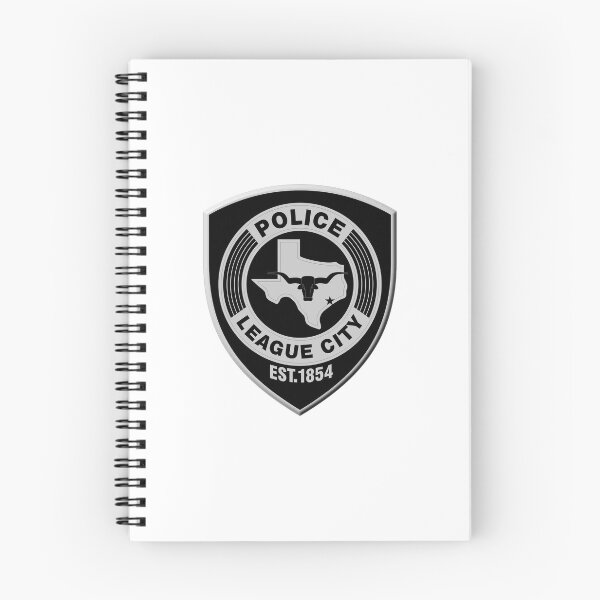 Item preview, League City Police designed and sold by Lawrence Baird.
