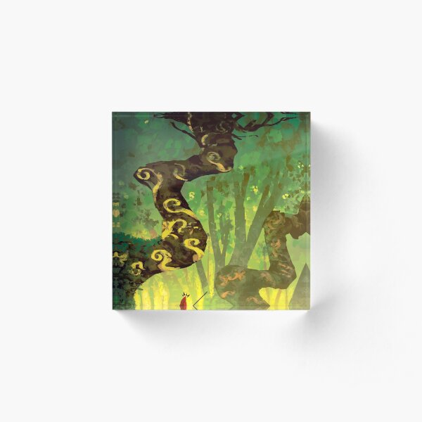 The king's journey: Further in the forest Acrylic Block