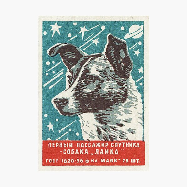 Item preview, LAIKA - HERO TO ALL designed and sold by TheWhiteBear.